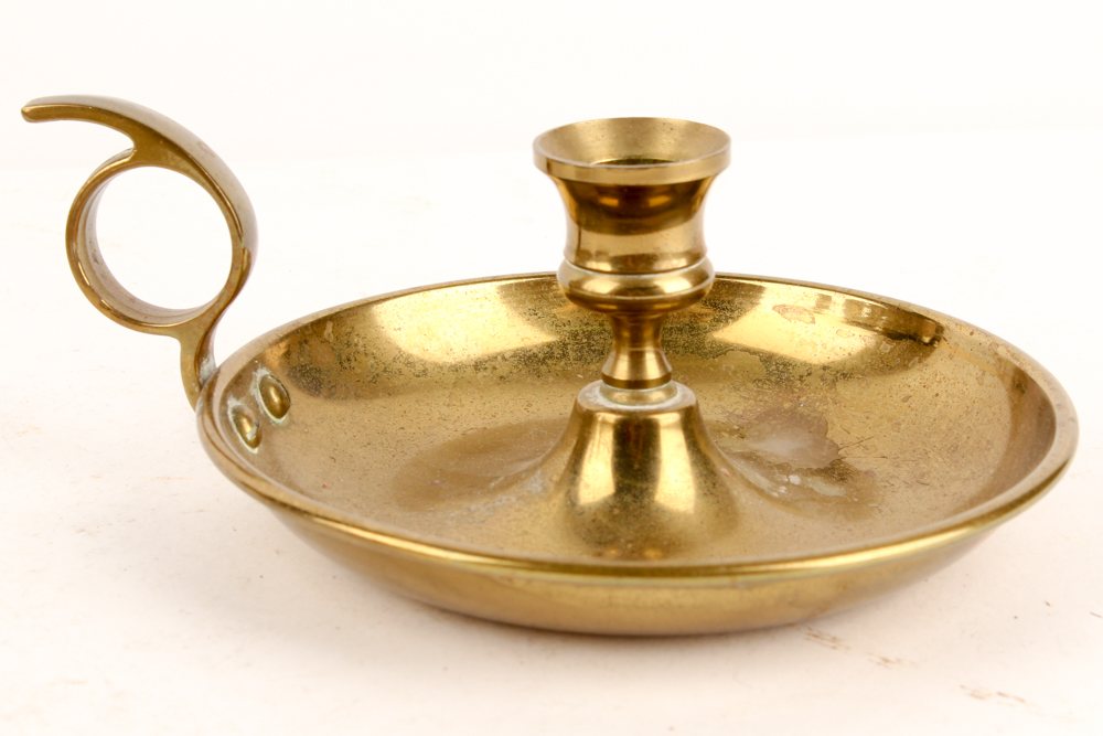 Vintage Brass Candle Holders and Cricket Cages