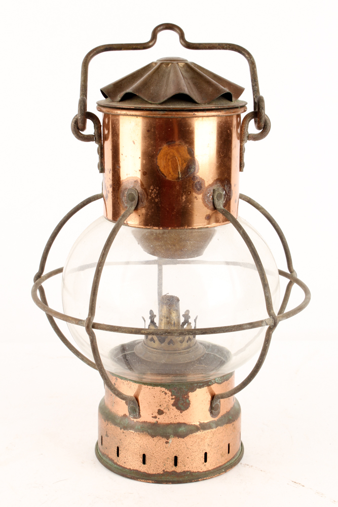 Antique Copper Maritime Lantern