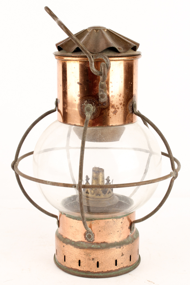 Antique Copper Maritime Lantern