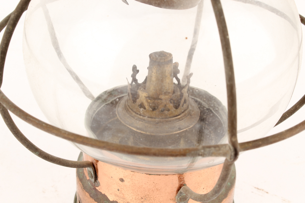 Antique Copper Maritime Lantern