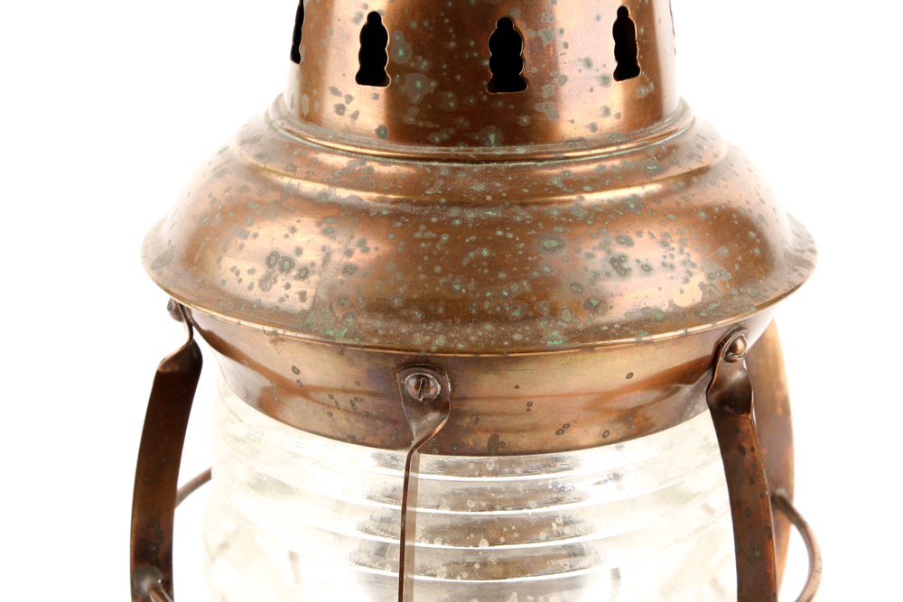 Antique Brass Maritime Lantern
