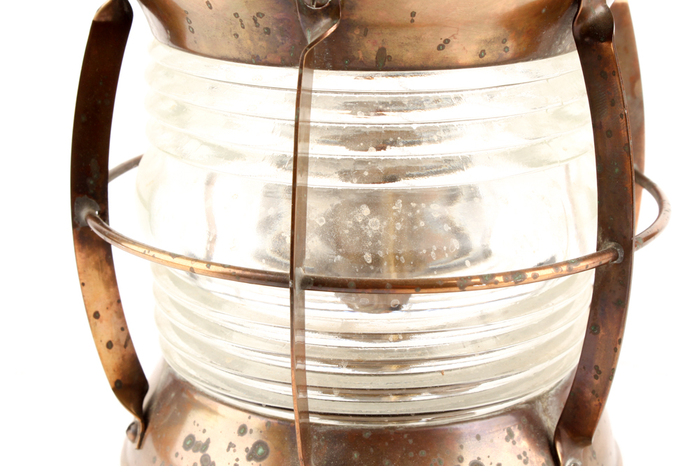 Antique Brass Maritime Lantern