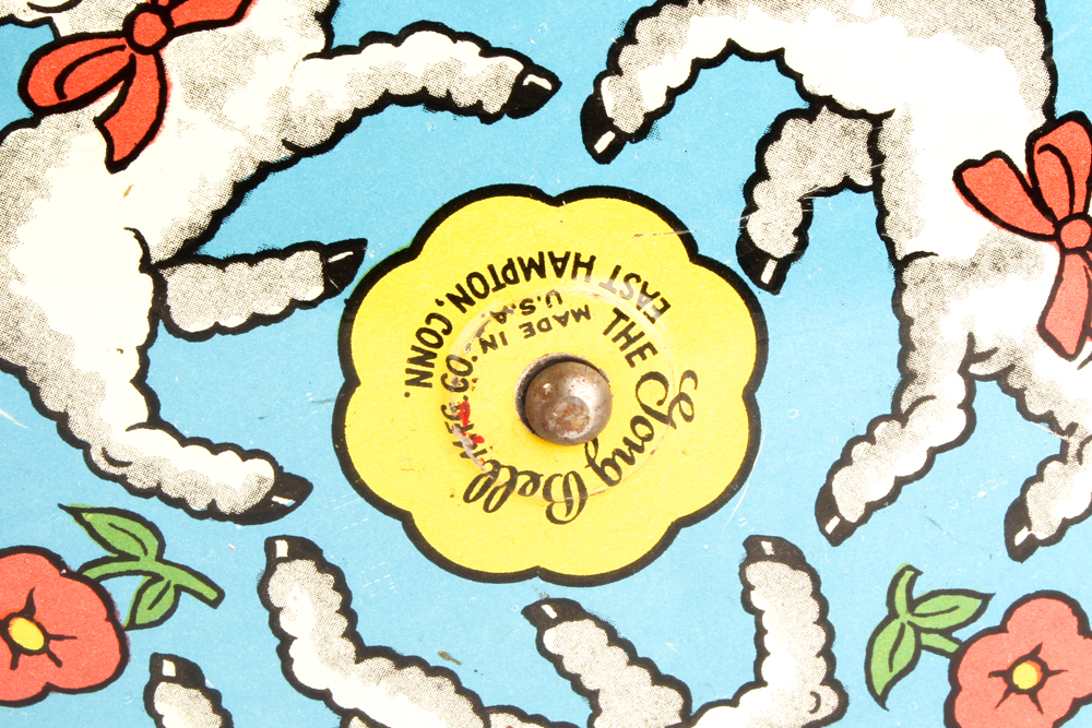 Vintage Horse Push Toy by The Gong Bell Mfg. Co.