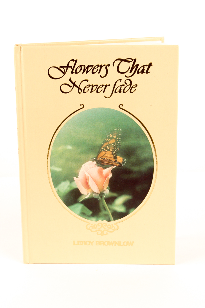 Vintage Flower-Themed Books and Hand-Embroidered Shawl