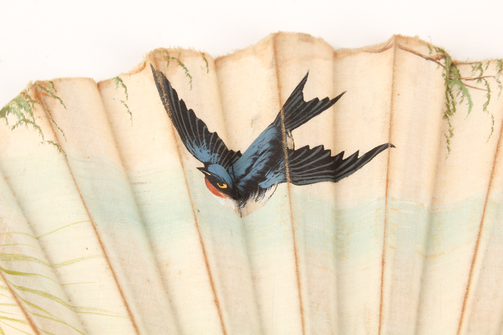 Chinese Box with Vintage Fans