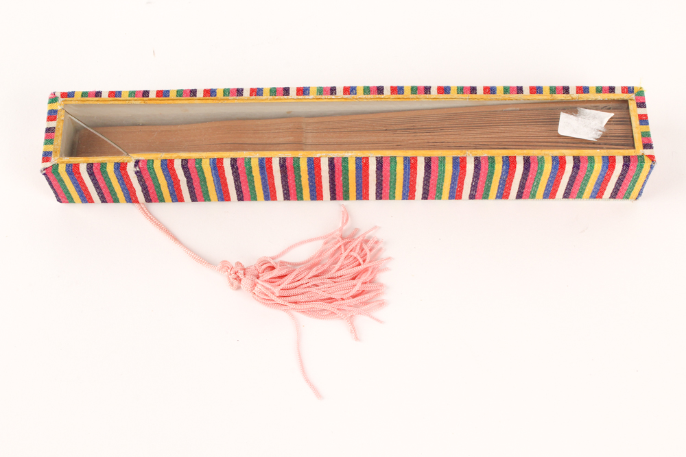 Chinese Box with Vintage Fans