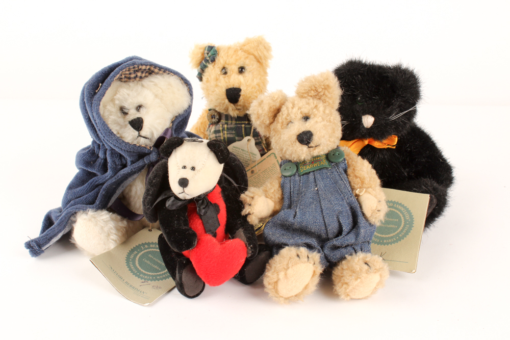 Plush Bears and Antique Chest