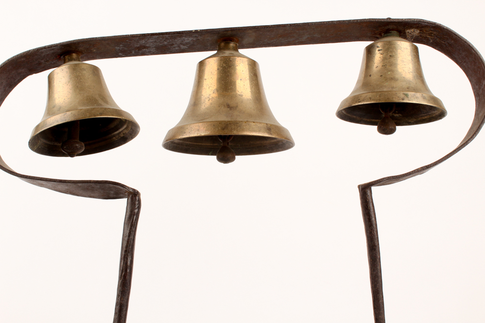 Antique Horse Harness Brass Sleigh or Carriage Bells