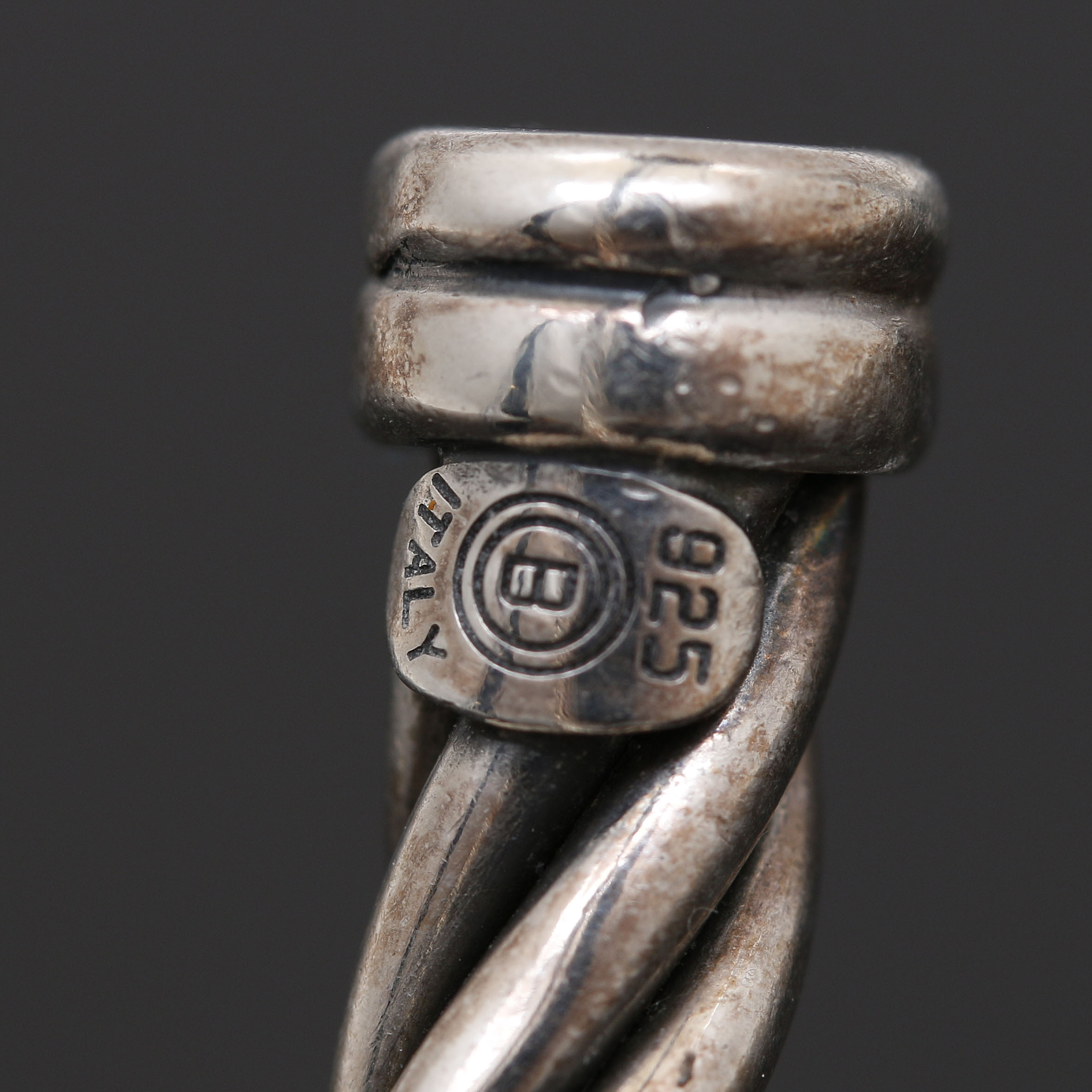 Sterling Silver Cable Cuff Bracelets