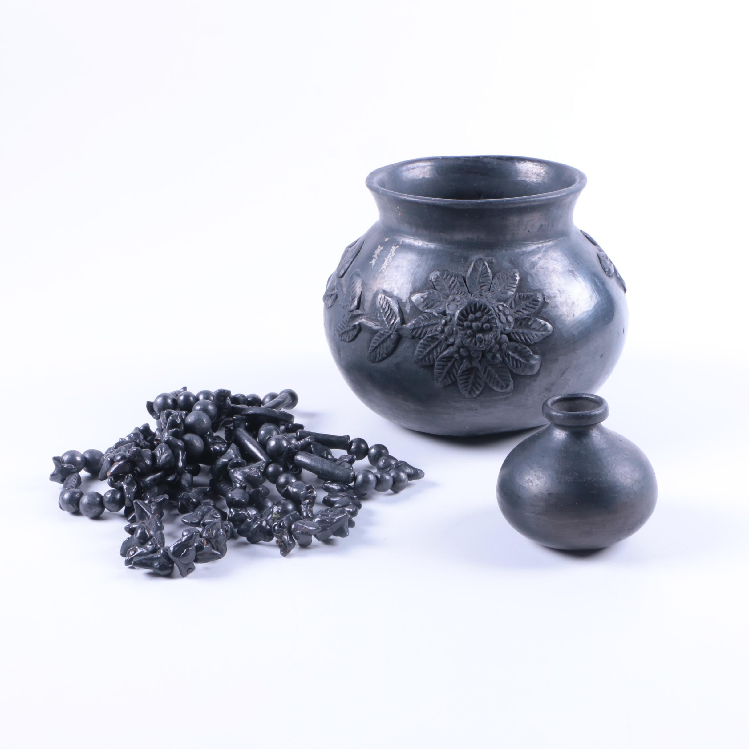 Doña Rosa Signed Pottery Vase and More