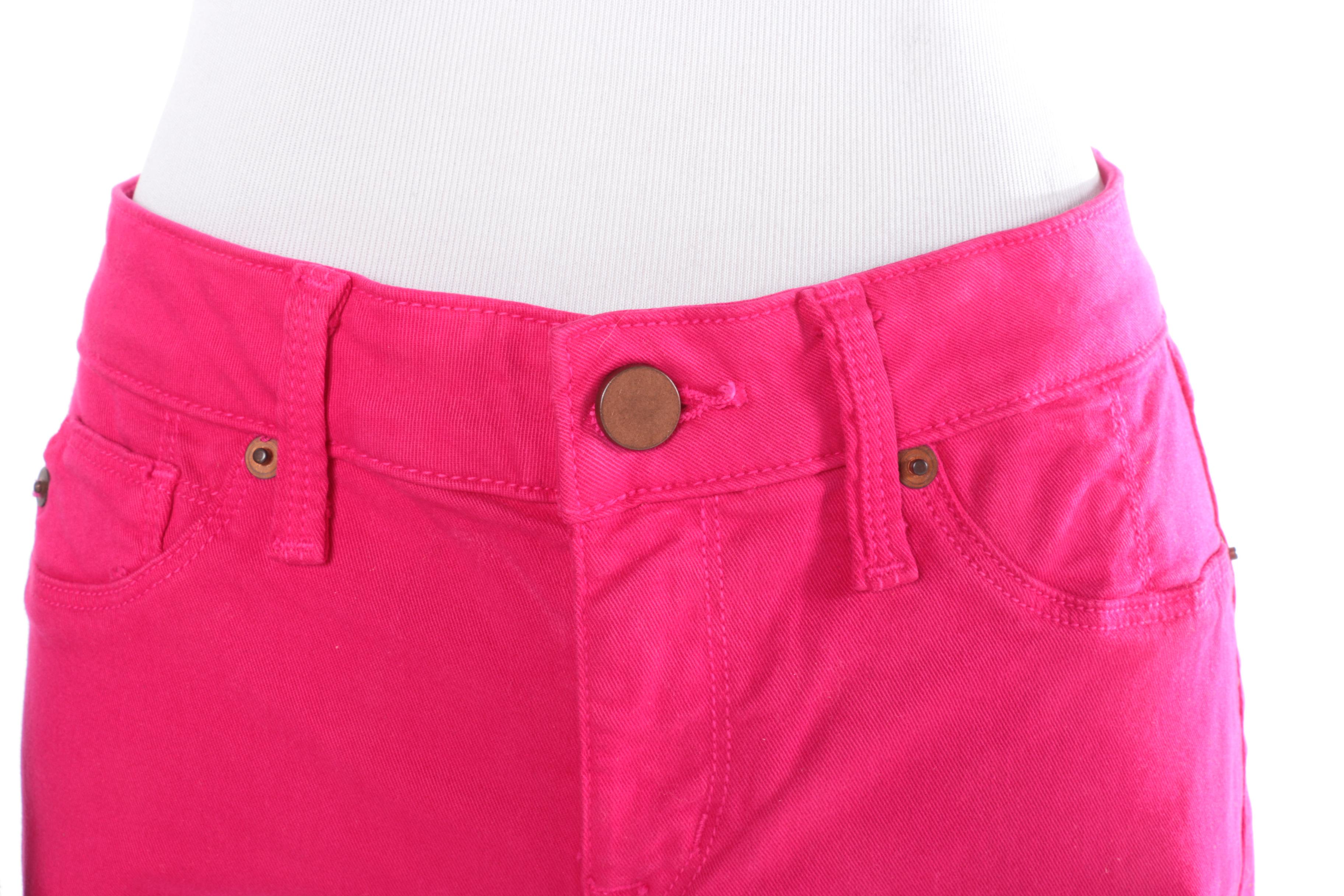 Women's Gray Saks Fifth Avenue Pink Jeans and Other Clothing