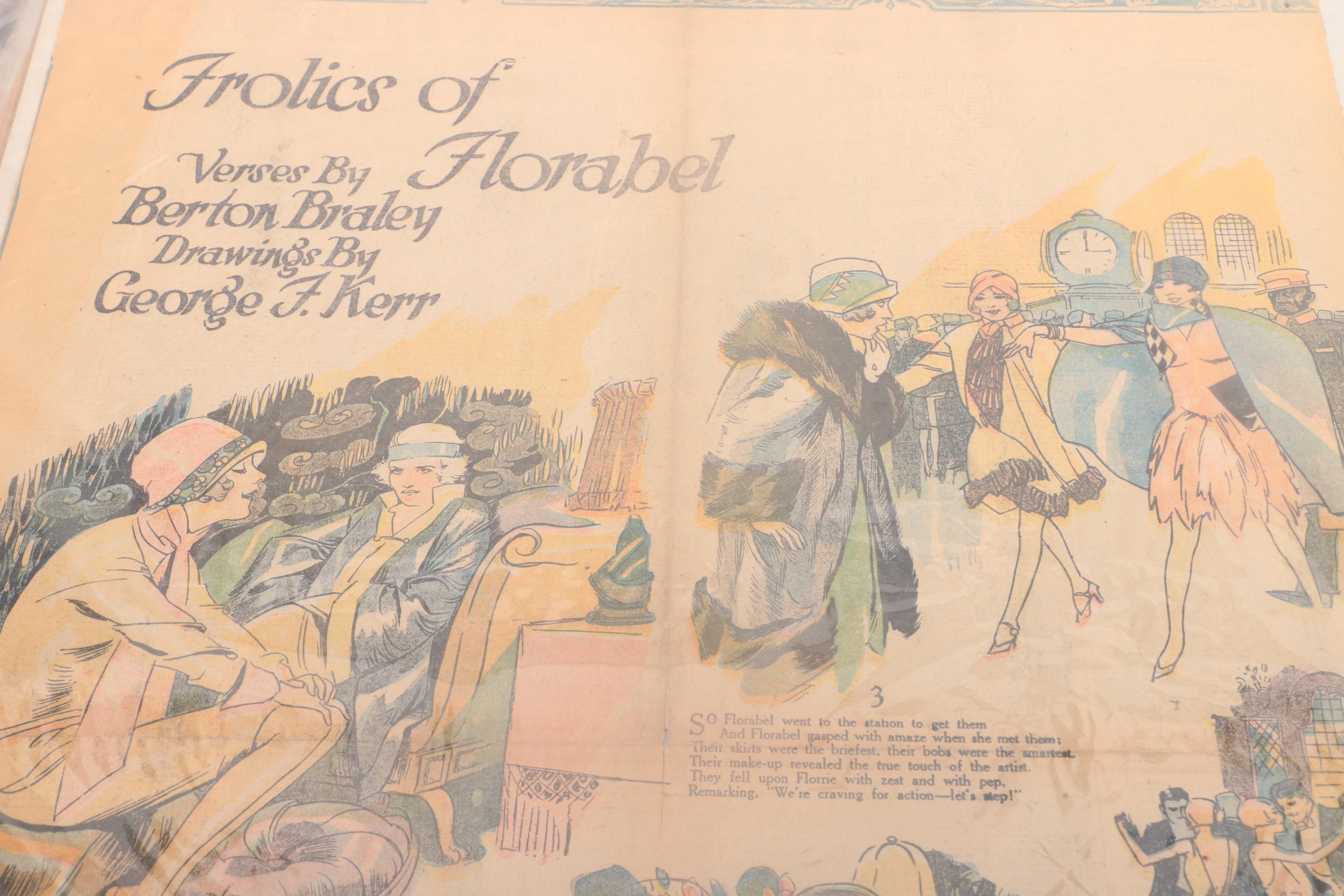 1920s–1940s Newspaper Comics and Illustrations Including "Strange as It Seems"