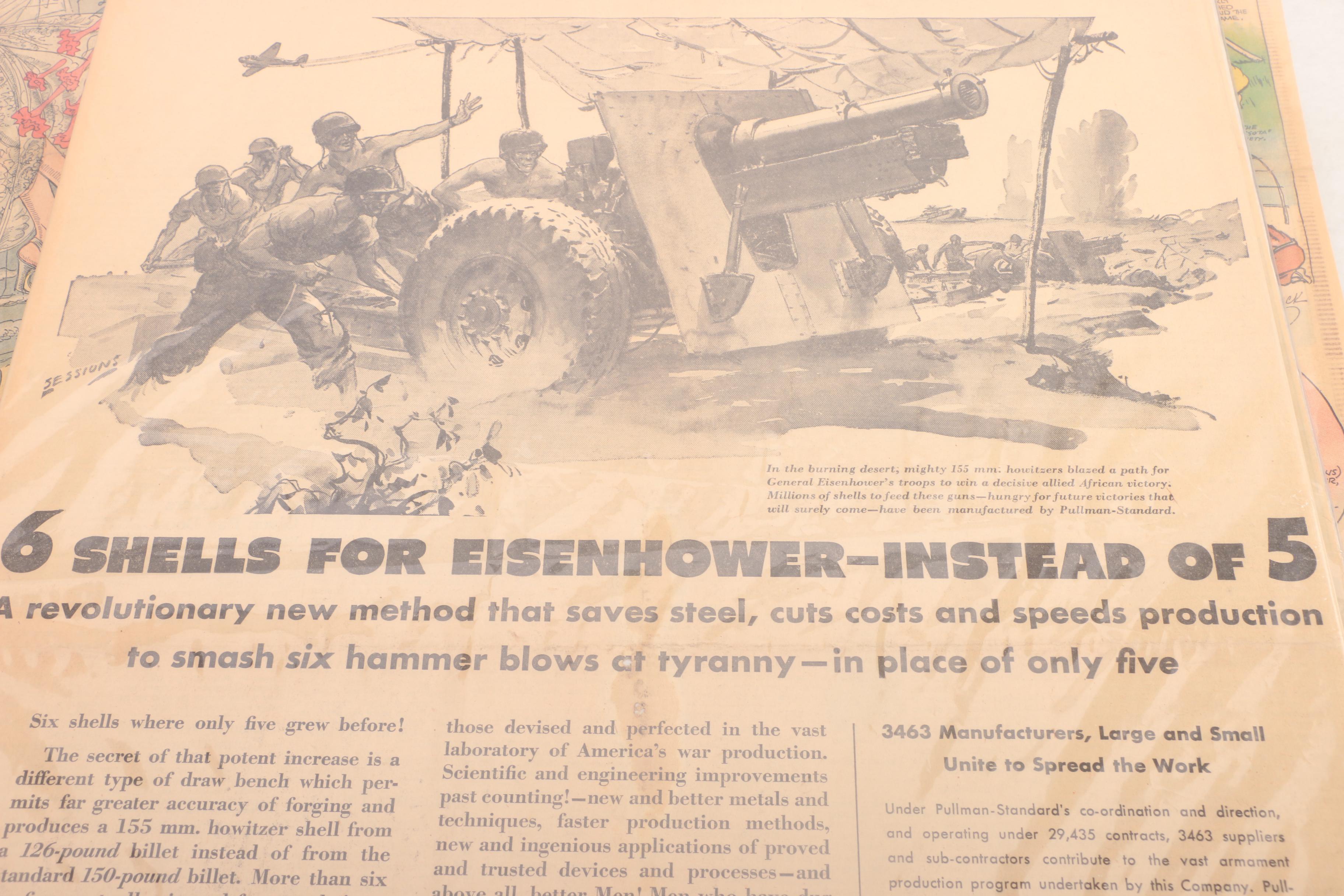 1920s–1940s Newspaper Comics and Illustrations Including "Strange as It Seems"