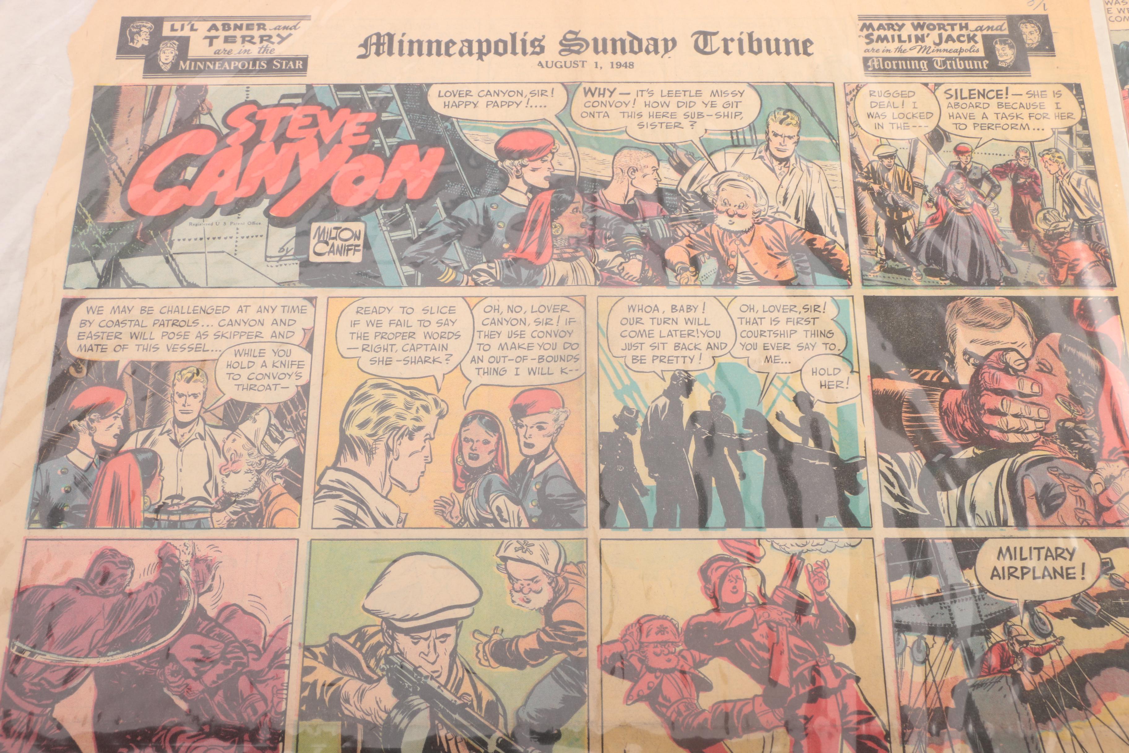 1920s–1940s Newspaper Comics and Illustrations Including "Strange as It Seems"