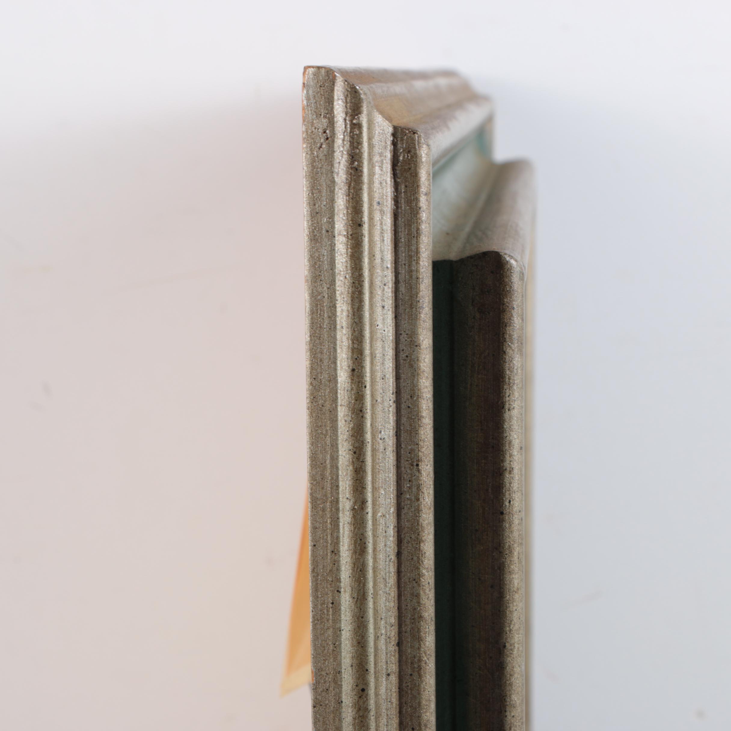 J. James Oil Painting on Canvas of Ship Scene