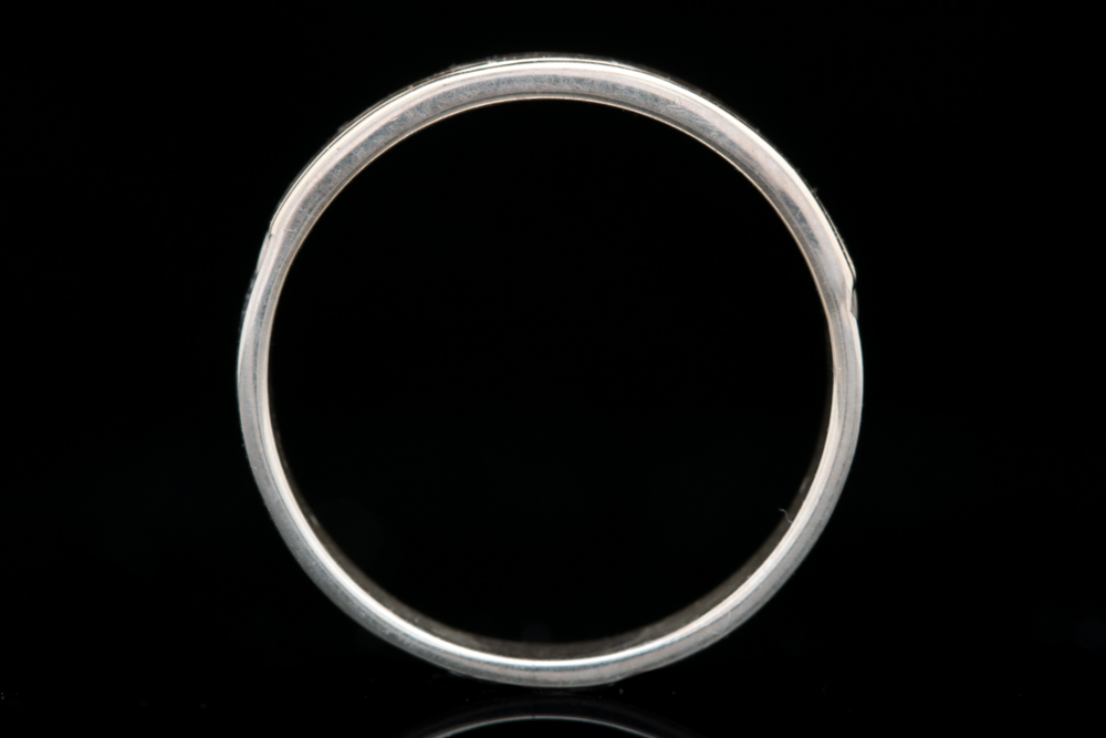 Sterling Silver and 14K Yellow Gold Band