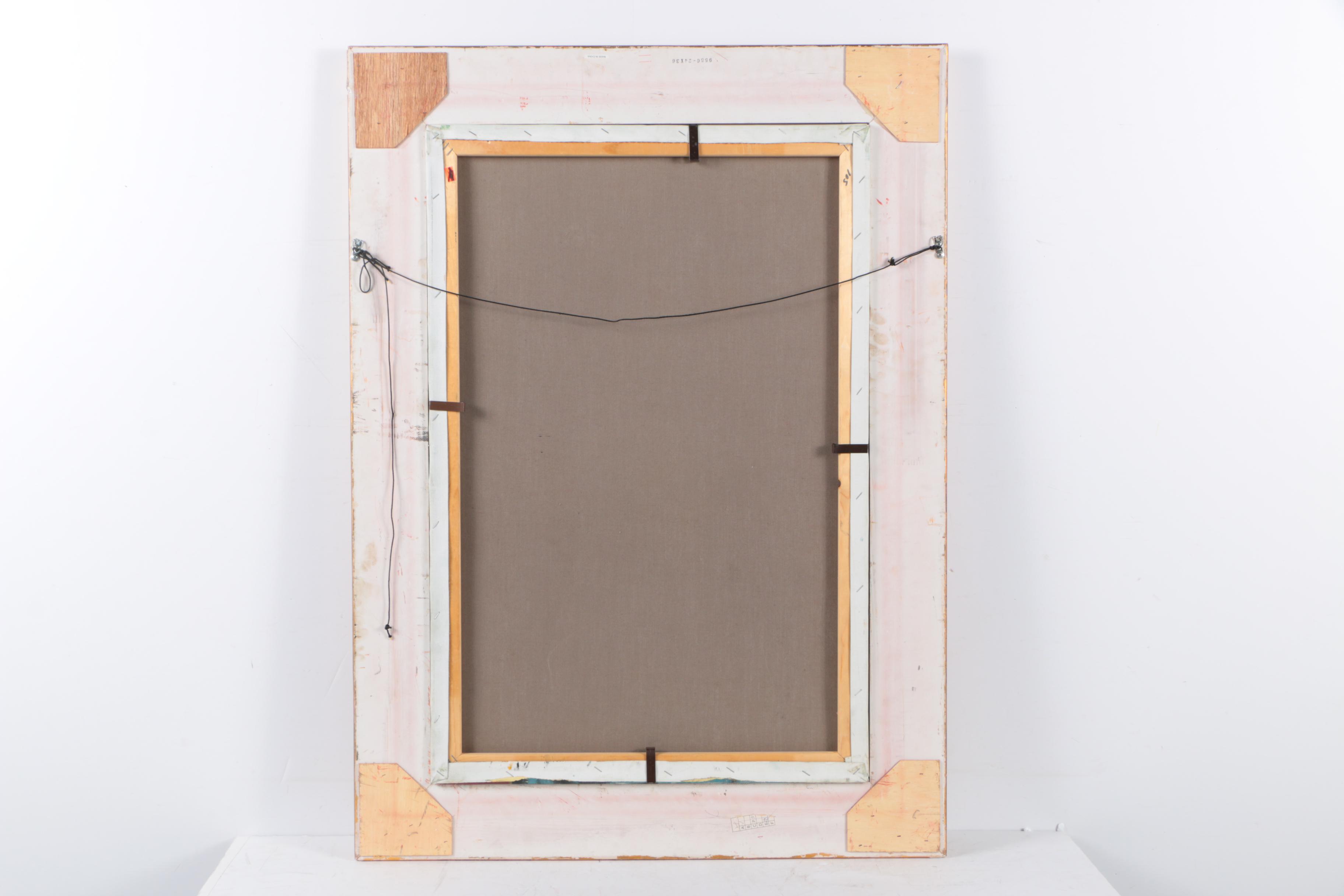 Blake Copy Oil Painting on Canvas After Ingres Portrait of Louise de Broglie