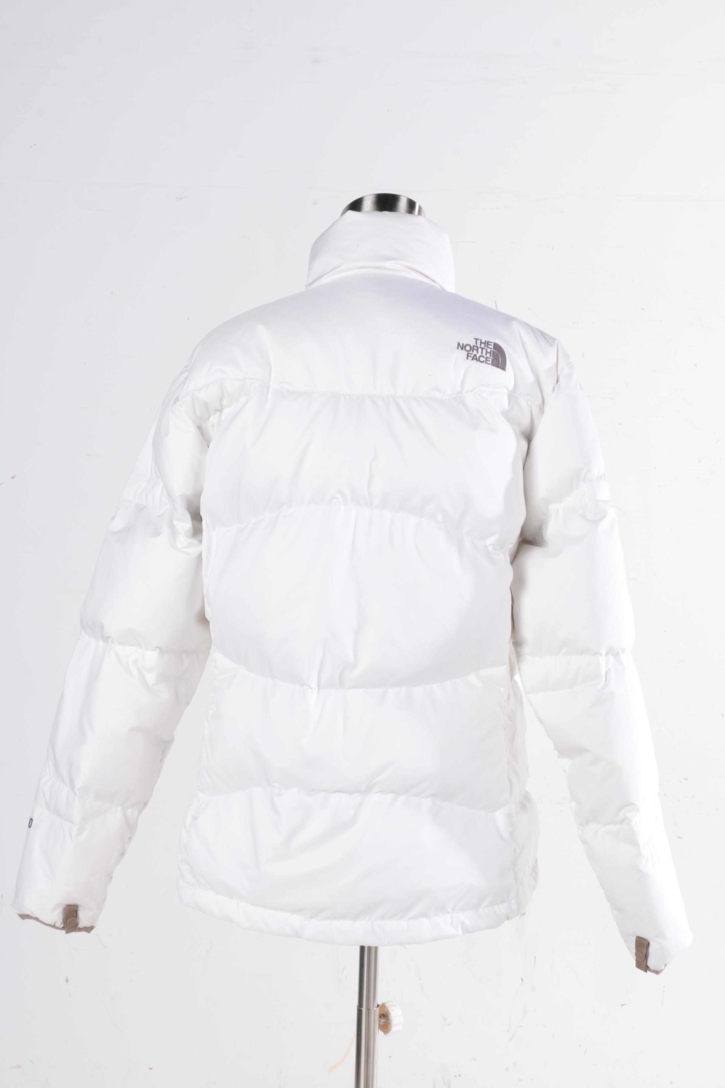 Women's The North Face 550 White Puffer Coat