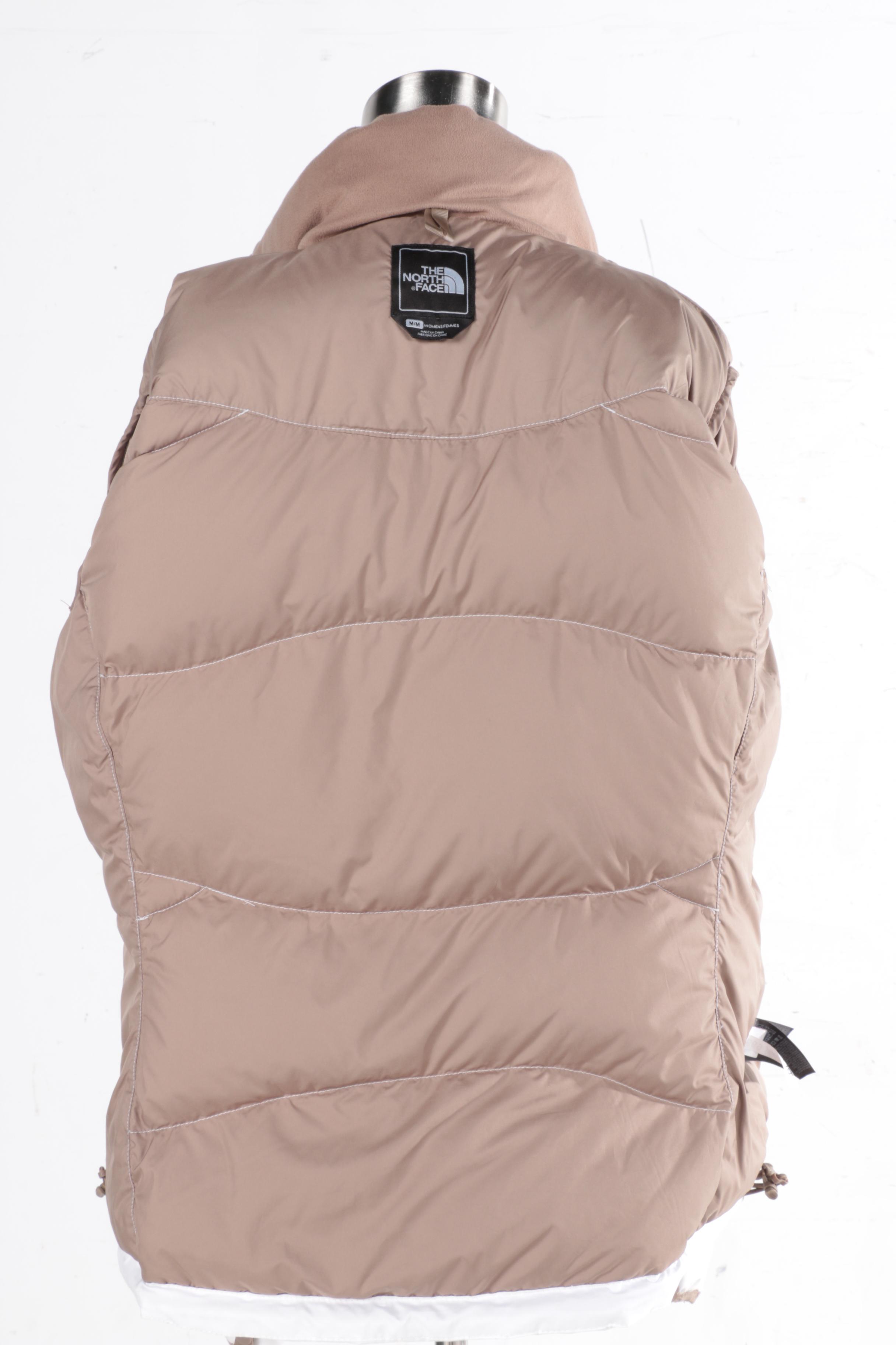 Women's The North Face 550 White Puffer Coat