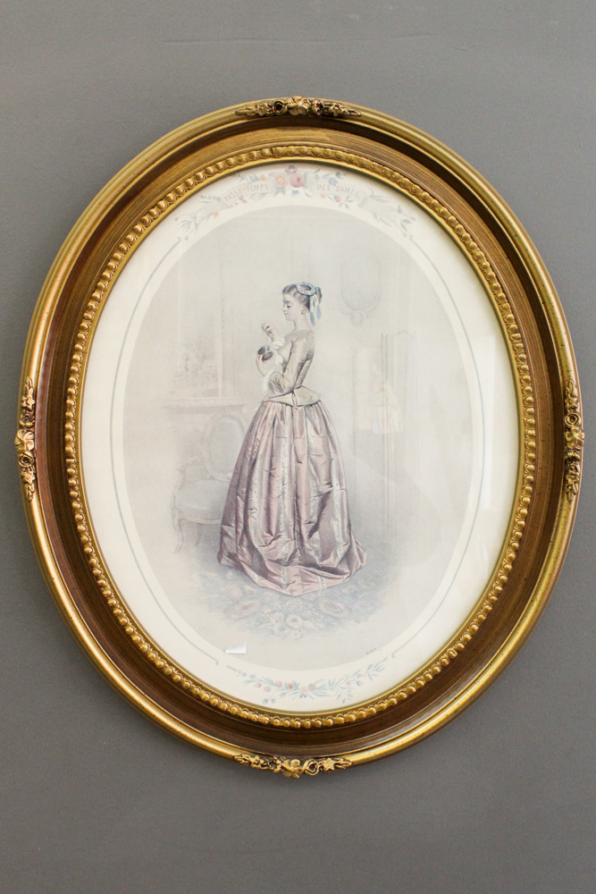 Offset Lithograph on Paper After Fashion Illustration