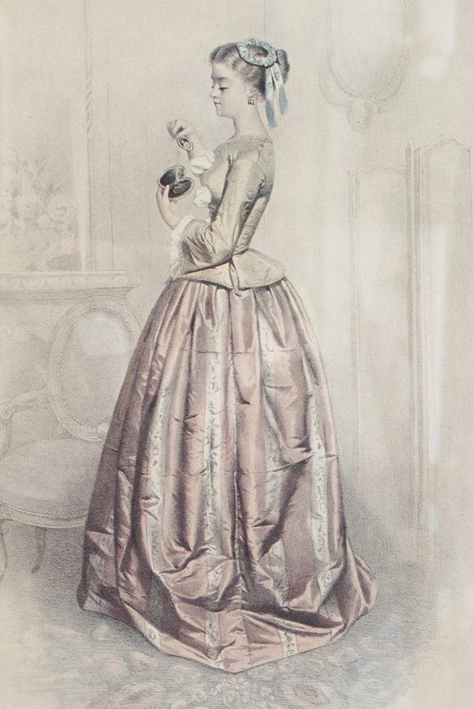 Offset Lithograph on Paper After Fashion Illustration