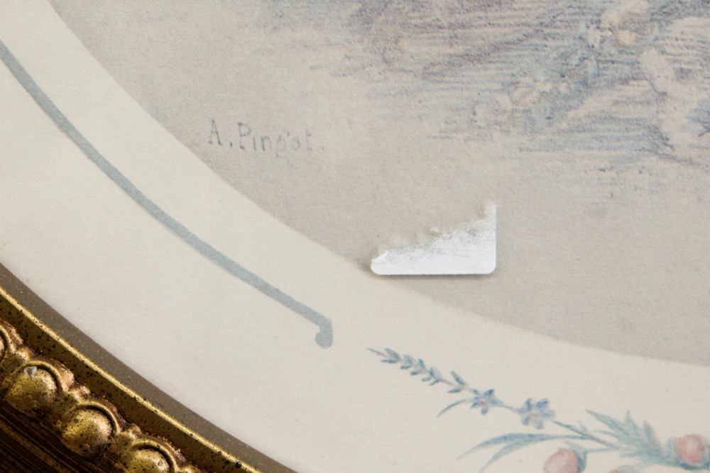 Offset Lithograph on Paper After Fashion Illustration