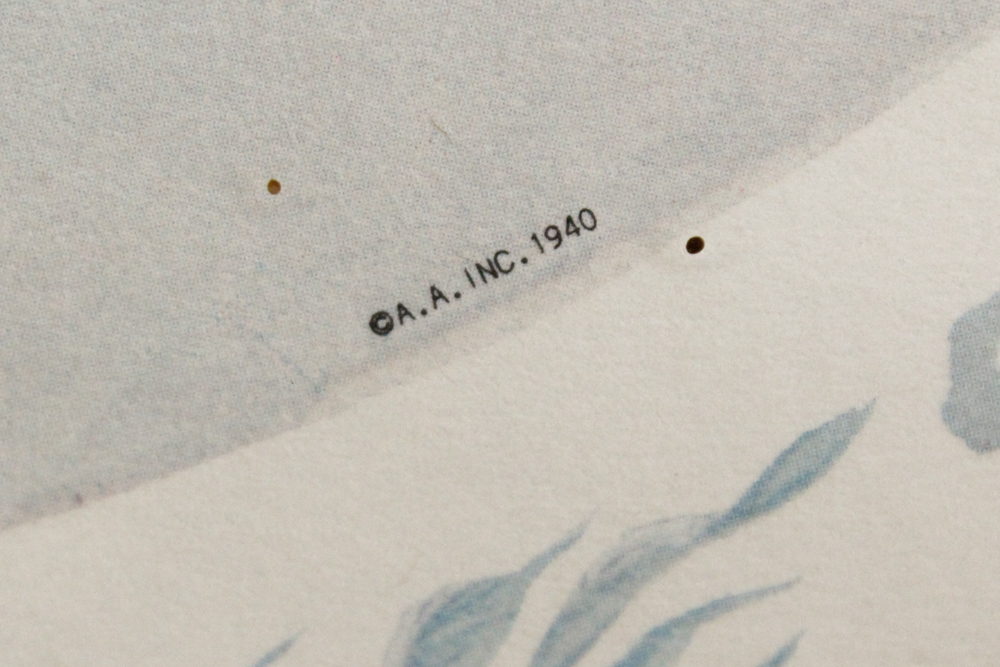 Offset Lithograph on Paper After Fashion Illustration