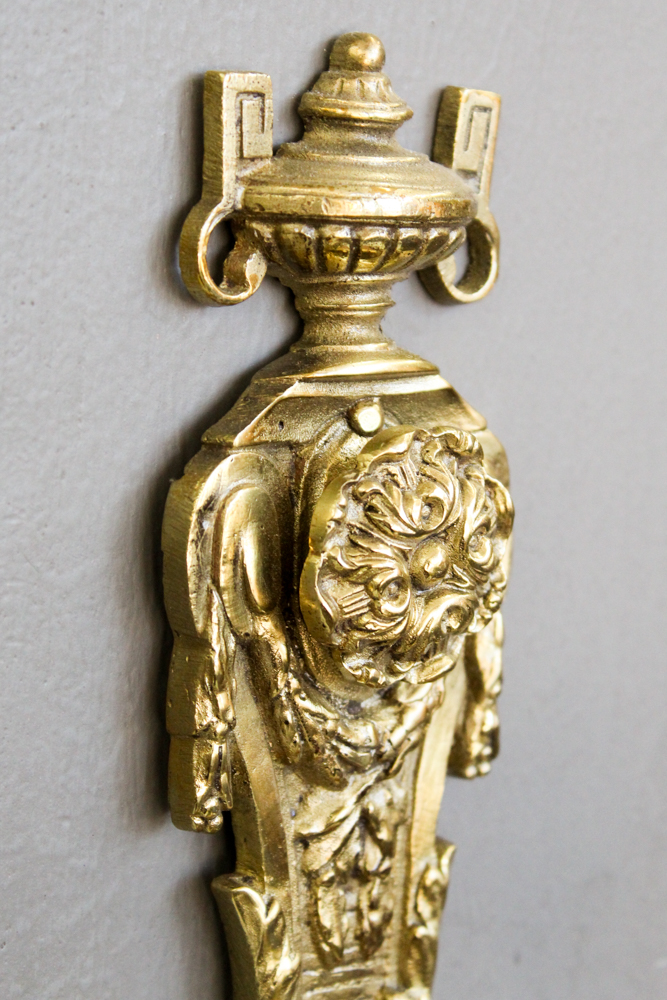 Vintage Ornate Brass Wall Sconce