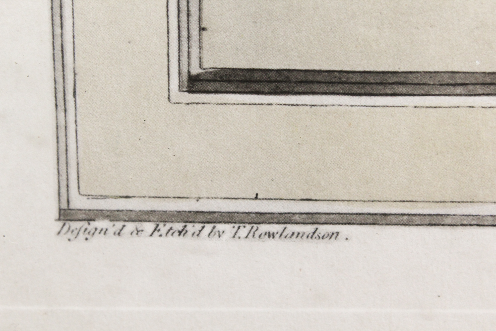 Framed Offset Lithographs after Thomas Rowlandson Etchings