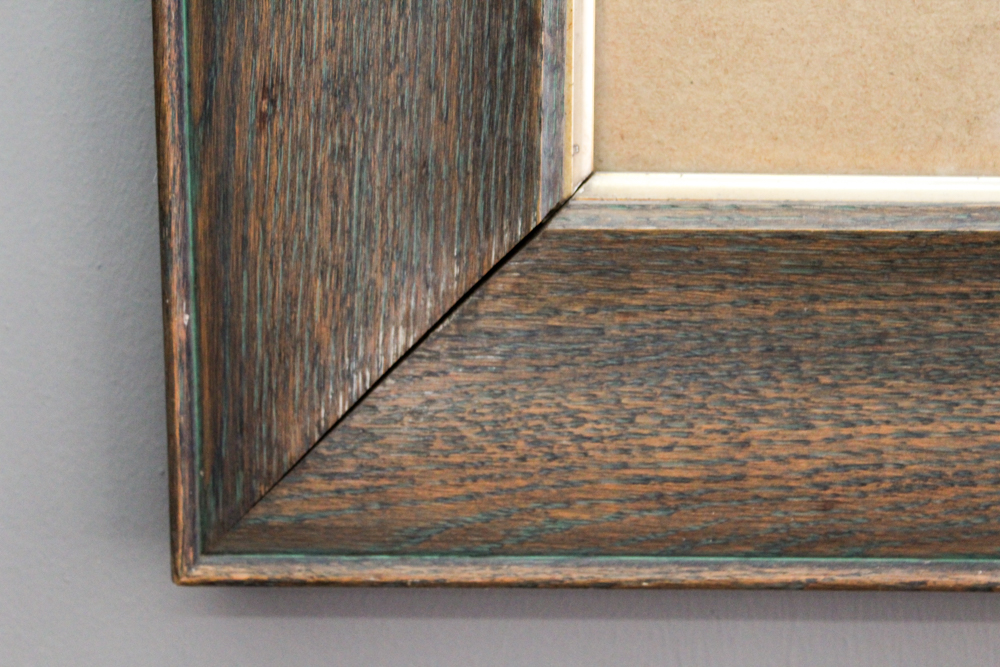 A.M.H. Watercolor Painting on Paper of Deer in Wooded Setting