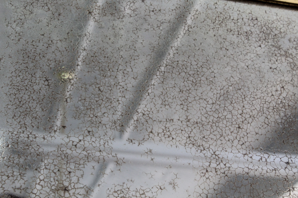 Antique Gesso Framed Wall Mirror