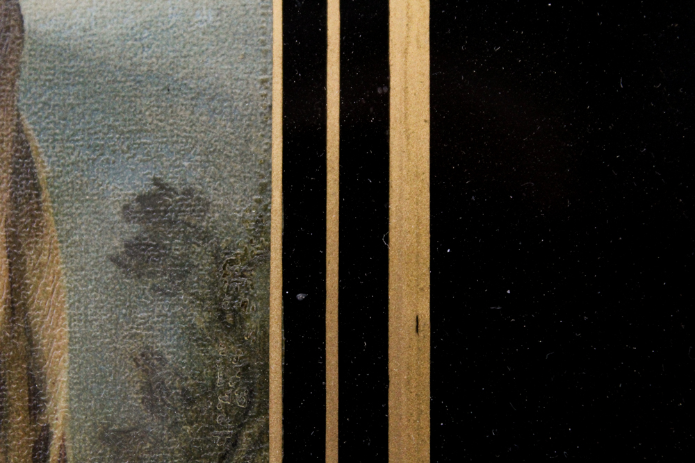 Framed Chromolithograph on Paper of a Couple