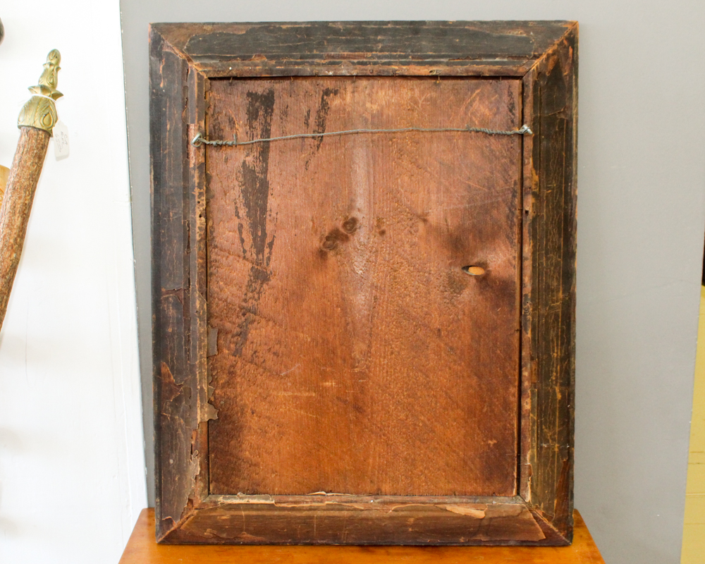 Framed Chromolithograph on Paper of a Couple