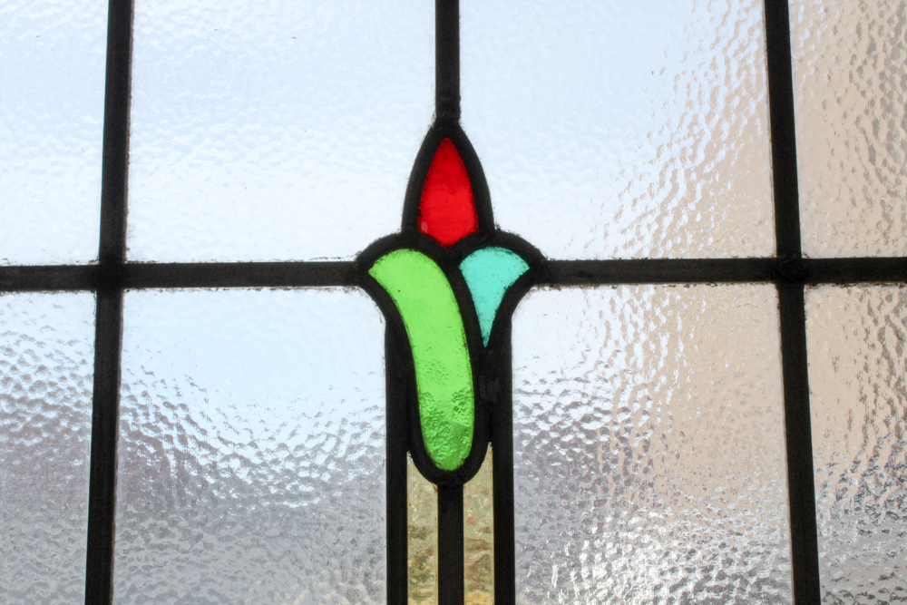 Vintage Stained Glass Window