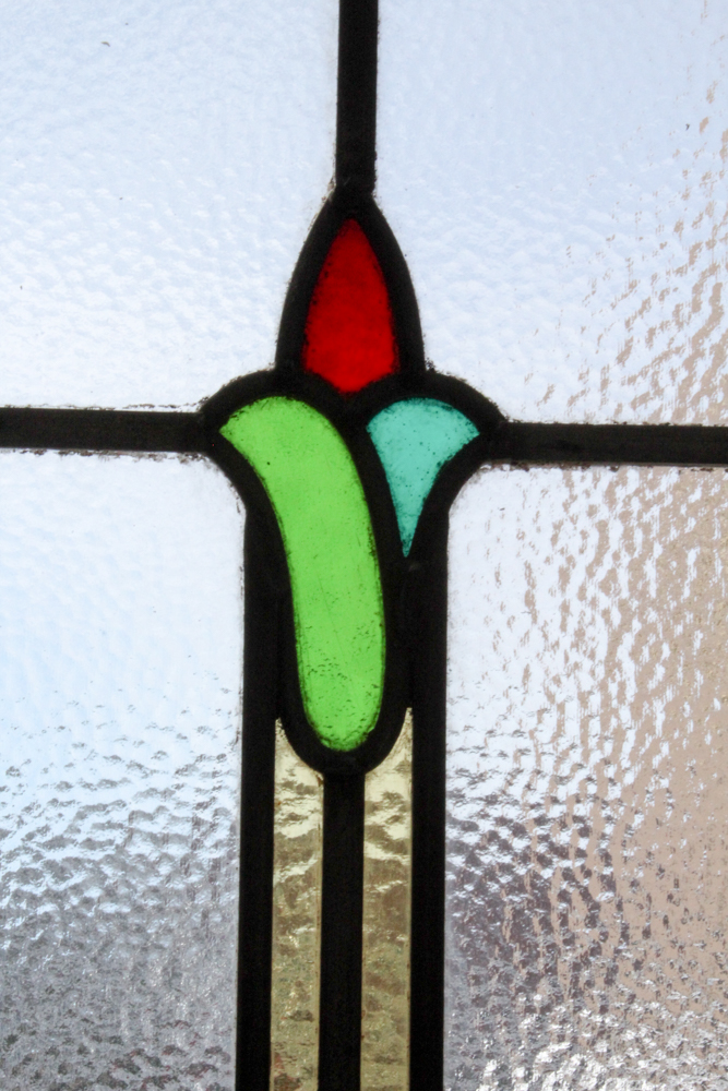 Vintage Stained Glass Window