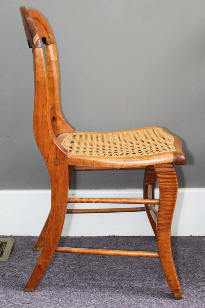 Assortment of Caned Seat Side Chairs