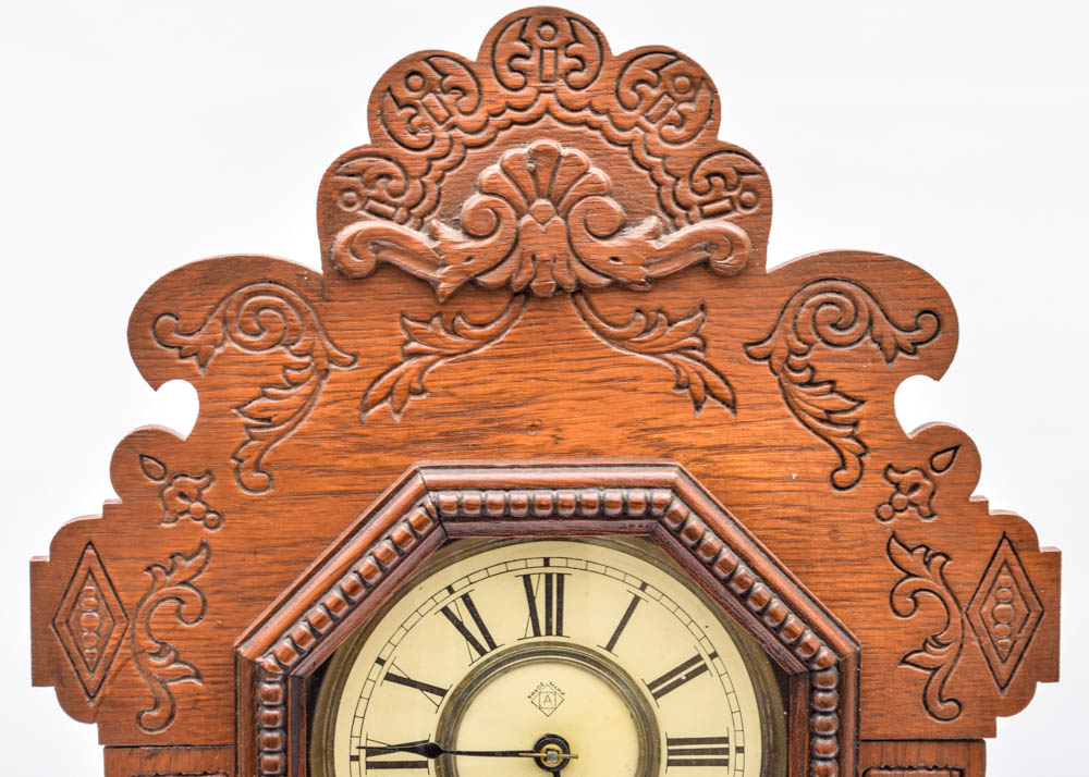 Vintage Ansonia Gingerbread Mantel Clock