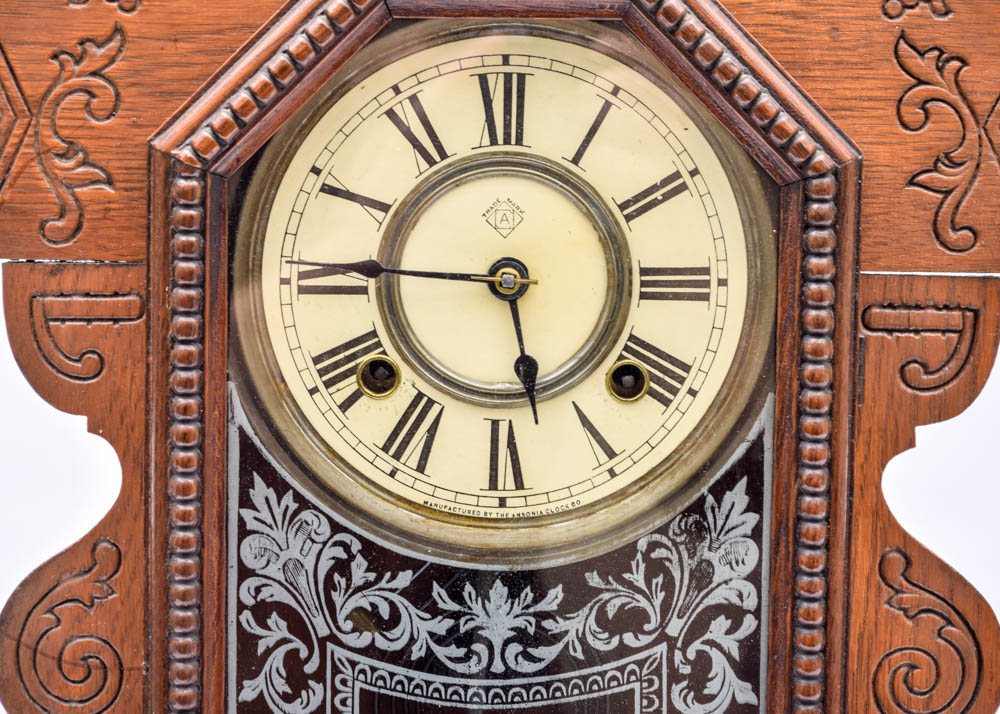 Vintage Ansonia Gingerbread Mantel Clock
