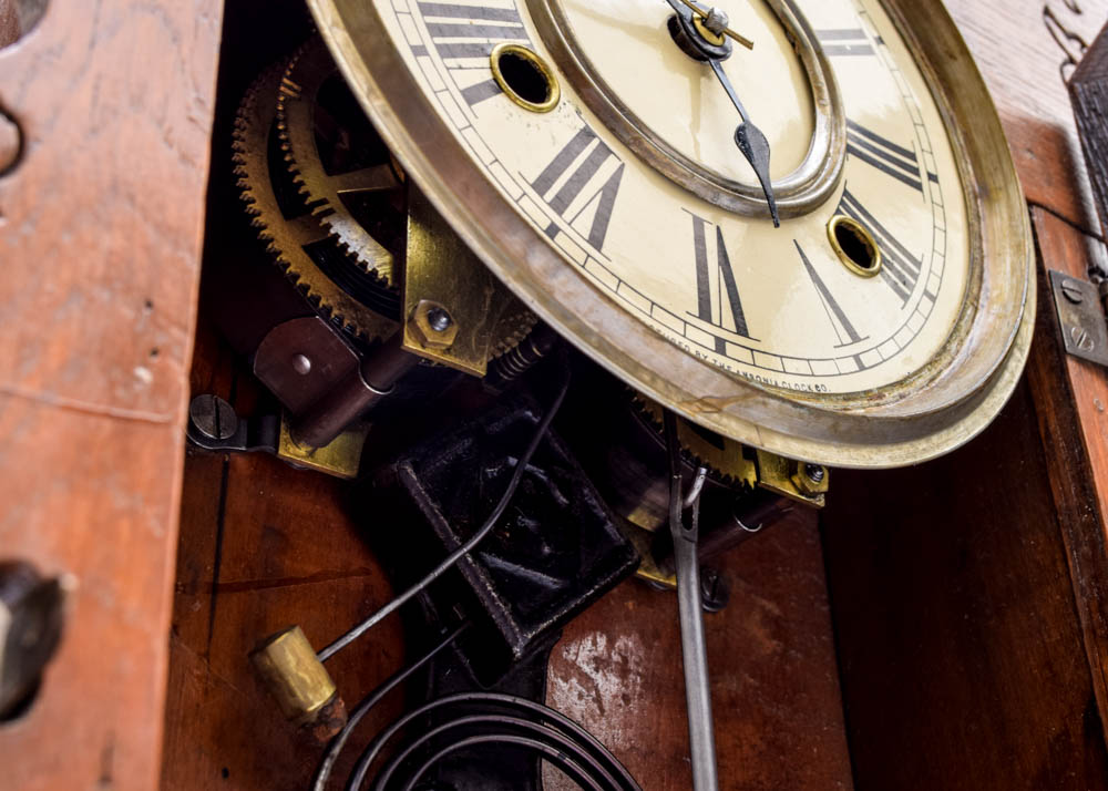 Vintage Ansonia Gingerbread Mantel Clock