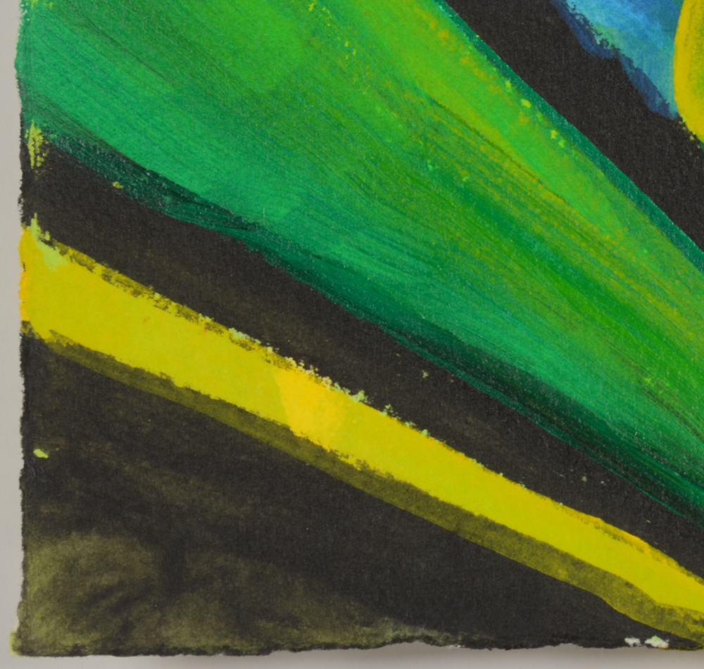 Carol J. Mathews Pair of Abstract Watercolor Paintings