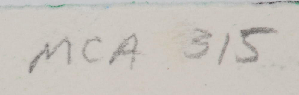 Carol J. Mathews Pair of Abstract Watercolor Paintings