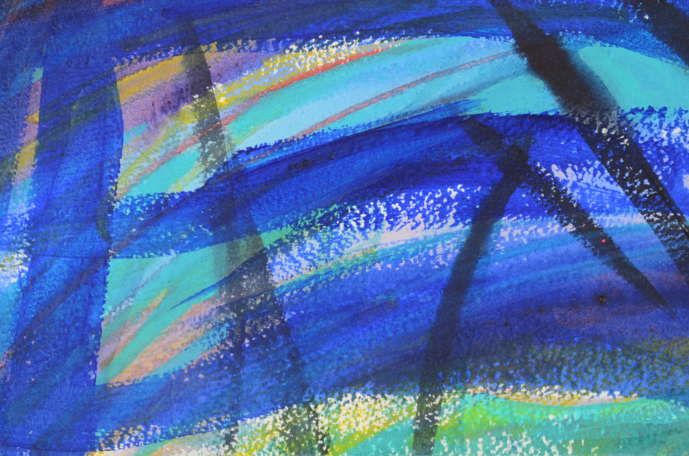 Carol J. Mathews Set of Abstract Watercolors