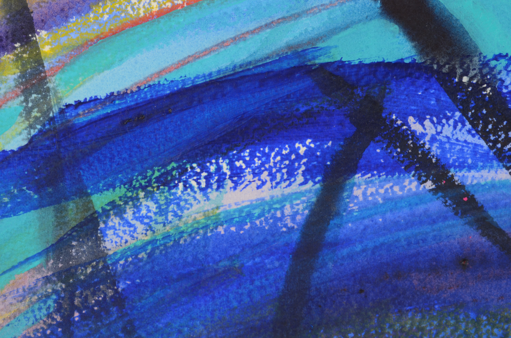 Carol J. Mathews Set of Abstract Watercolors