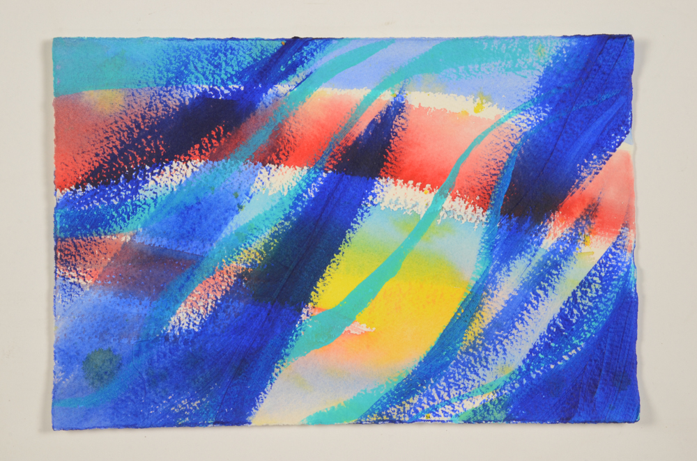 Carol J. Mathews Set of Abstract Watercolors