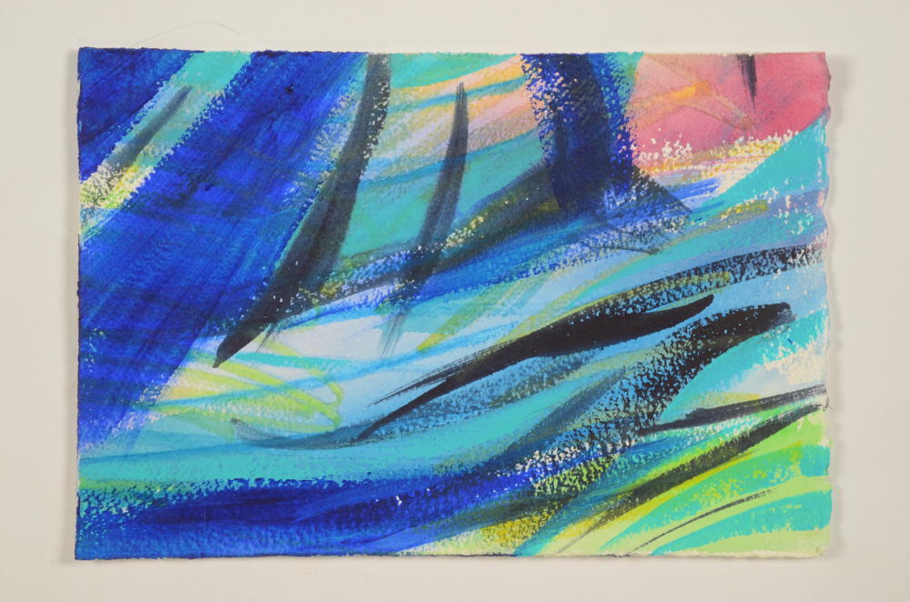 Carol J. Mathews Set of Abstract Watercolors