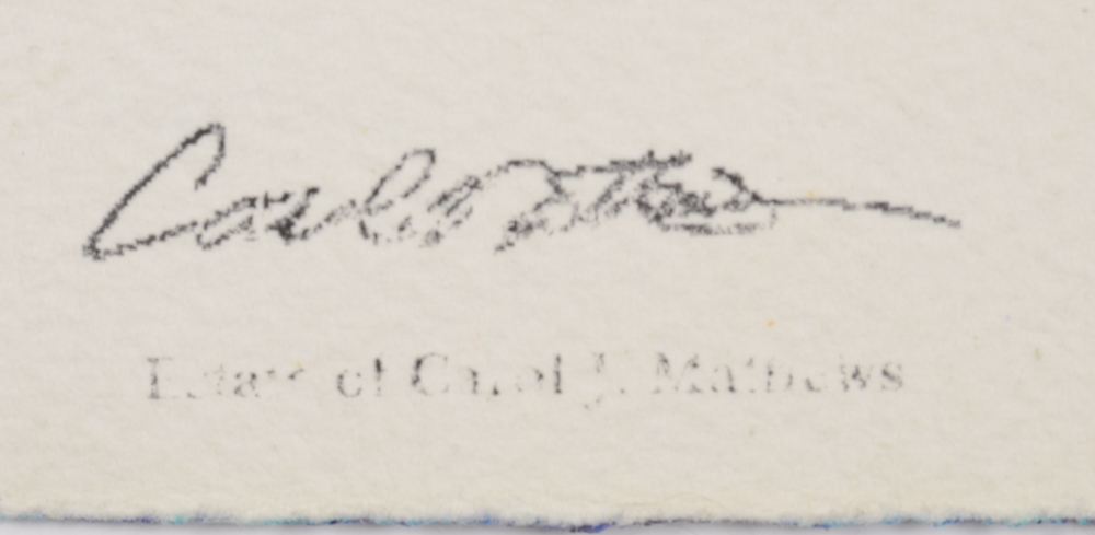 Carol J. Mathews Set of Abstract Watercolors