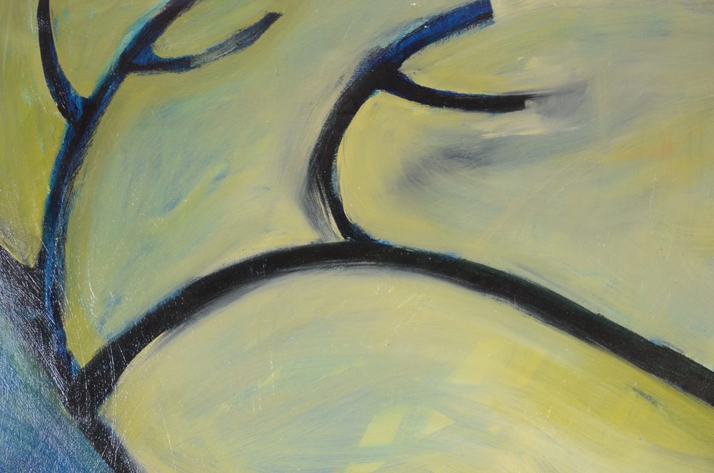 Carol J. Mathews Original Oil Painting on Canvas "Uterus"