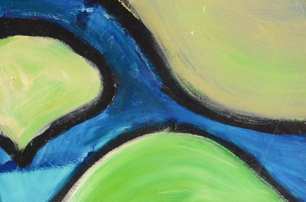 Carol J. Mathews Original Oil Painting on Canvas "Uterus"