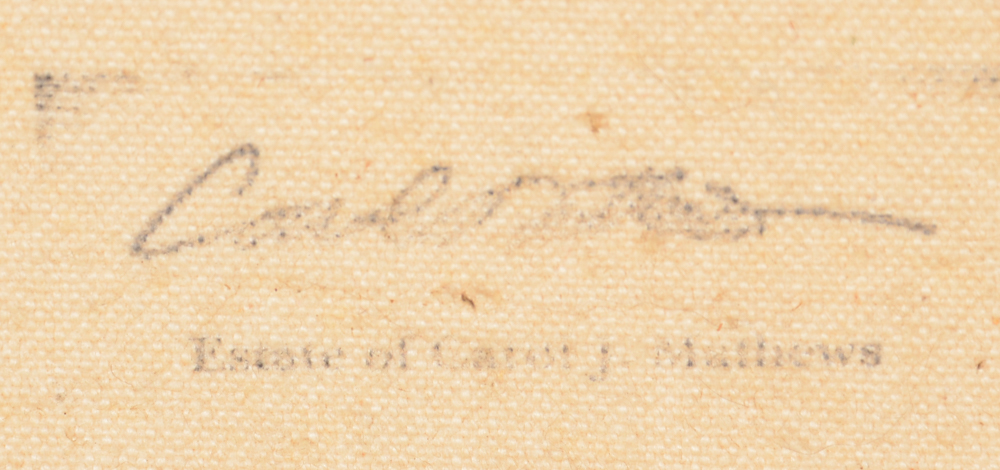 Carol J. Mathews Original Oil Painting on Canvas "Uterus"