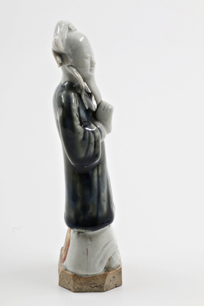 Rare Chinese Qianlong (Circa 1795) "Geldermalsen" Type Figure of Sage with Child